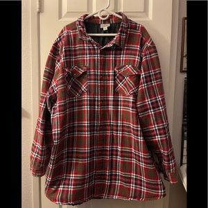 Liberty Blues Mens Lined Flannel 4XL Tall